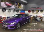 Mercedes-Benz C250 Coupe Gloss Metallic Purple by Impressive Wrap 2016 года